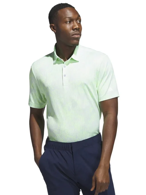 Adidas Aerial Jacquard Polo Shirt - Lucid Lemon