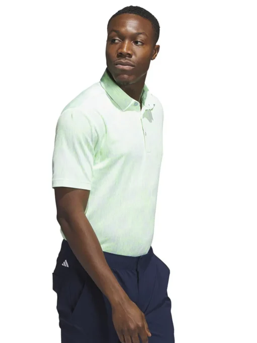Adidas Aerial Jacquard Polo Shirt - Lucid Lemon