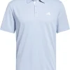 Adidas Drive Heather Polo Shirt - Wonder Blue Mel.