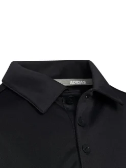 Adidas Jr Boy'S 3-Stripes Polo Shirt - Black