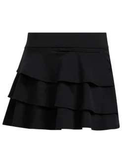 Adidas Jr Girls Primegreen Ruffled Skort - Black