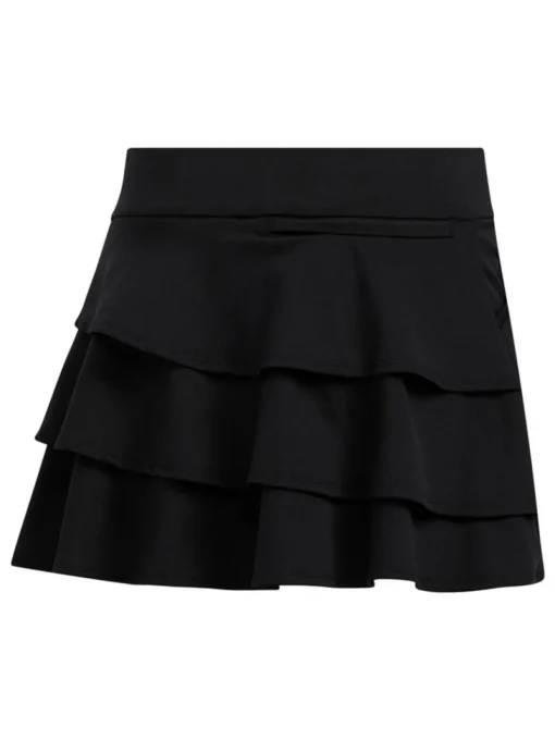 Adidas Jr Girls Primegreen Ruffled Skort - Black