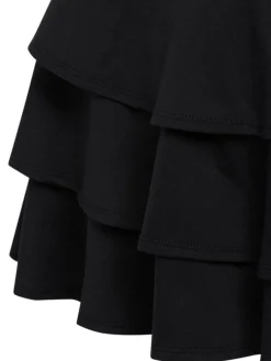 Adidas Jr Girls Primegreen Ruffled Skort - Black
