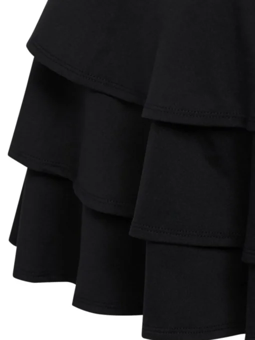Adidas Jr Girls Primegreen Ruffled Skort - Black