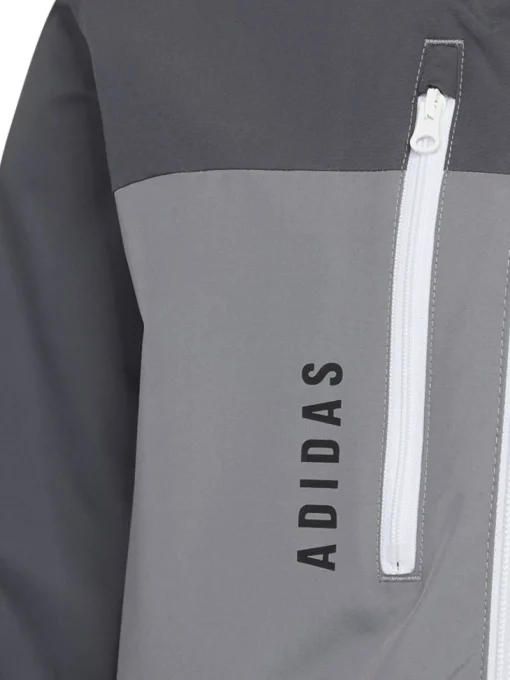 Adidas Jr Provisional Golf Jacket - Grey Three
