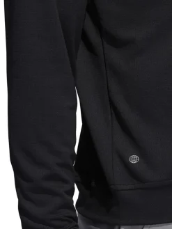 Adidas Quarter-Zip Pullover - Black/White
