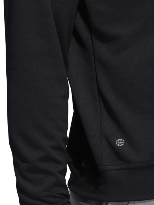Adidas Quarter-Zip Pullover - Black/White