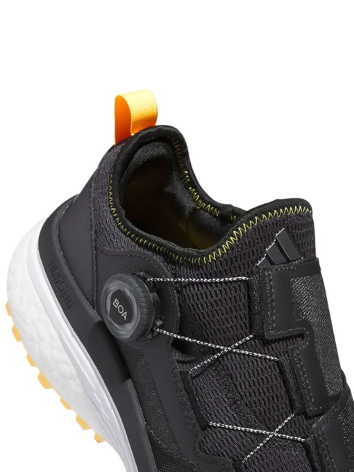 Adidas Solarmotion Boa Golf Shoes - Core Black/Dark Silver Met./Solar Gold