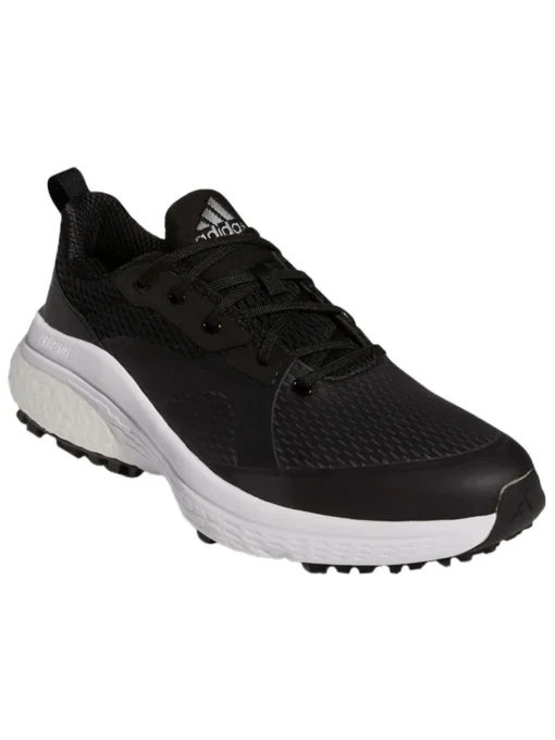 Adidas Solarmotion Golf Shoes - Core Black/Ftwr White/Pulse Lime