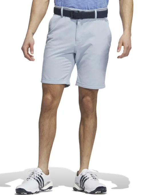 Adidas Textured Golf Shorts - Wonder Blue