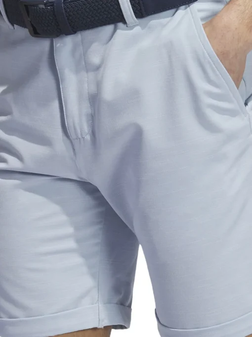 Adidas Textured Golf Shorts - Wonder Blue