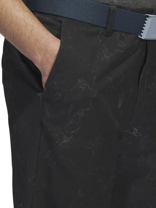 Adidas Ultimate365 Print Golf Shorts - Black/Grey Three