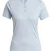 Adidas Women'S Essentials Dot Polo Shirt - Wonder Blue/White