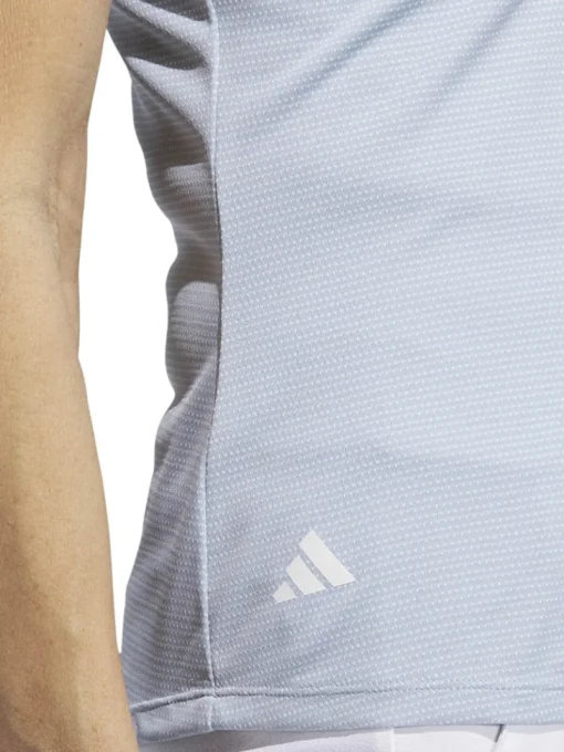 Adidas Women'S Essentials Dot Polo Shirt - Wonder Blue/White