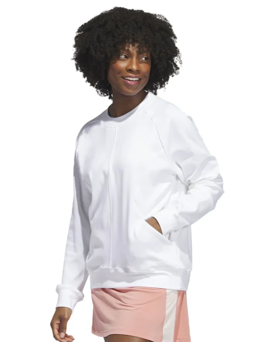 Adidas Women'S Made With Nature Sweatshirt - White