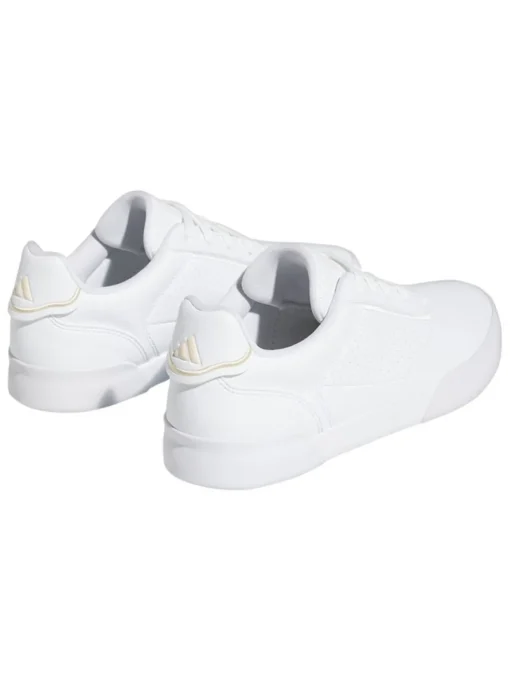 Adidas Women'S Retrocross Spikeless Golf Shoes - Ftwr White/Sand Strata/Gum