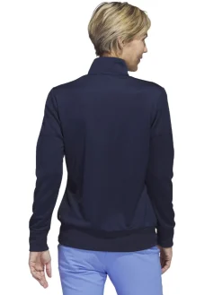 Adidas Women'S Textured Full-Zip Jacket - Collegiate Navy
