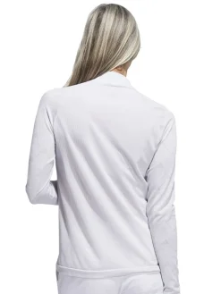 Adidas Women'S Ultimate365 Tour Monogram Mock Neck Long-Sleeve Top - White