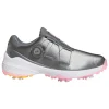 Adidas Women'S Zg23 Boa Lightstrike Golf Shoes - Dark Silver Met/Solar/Beam Pink