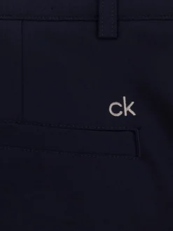 Calvin Klein Bullet Regular Fit Stretch Trouser - Navy