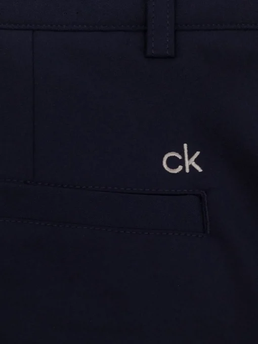 Calvin Klein Bullet Regular Fit Stretch Trouser - Navy