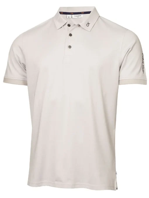 Calvin Klein Concord Polo - Pale Silver Marl