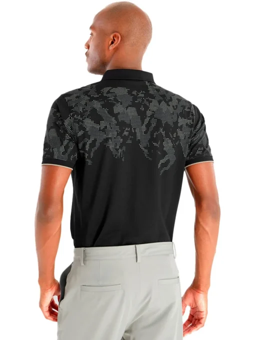 Calvin Klein Nashua Printed Polo - Black