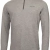 Calvin Klein Newport Half Zip - Silver Marl
