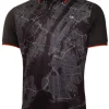 Calvin Klein Nyc Print Polo - Black