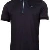 Calvin Klein Whitman Zipped Polo - Navy