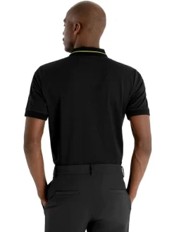 Calvin Klein Whitman Zipped Polo - Black