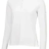 Calvin Klein Women'S Blair Long Sleeve Polo - White