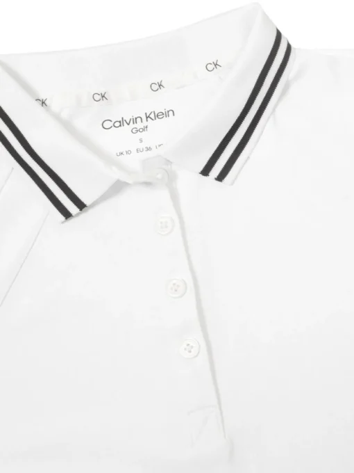 Calvin Klein Women'S Blair Long Sleeve Polo - White
