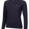 Calvin Klein Women'S Bolina 1/4-Zip Mid-Layer - Navy