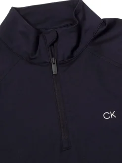 Calvin Klein Women'S Bolina 1/4-Zip Mid-Layer - Navy