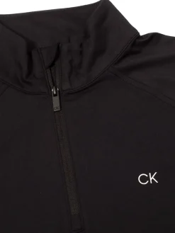Calvin Klein Women'S Bolina 1/4-Zip Mid-Layer - Black