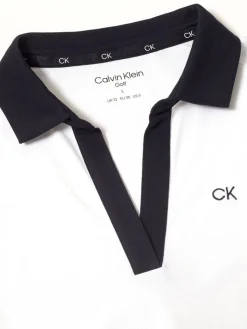 Calvin Klein Women'S Canisteo Polo - White/Navy