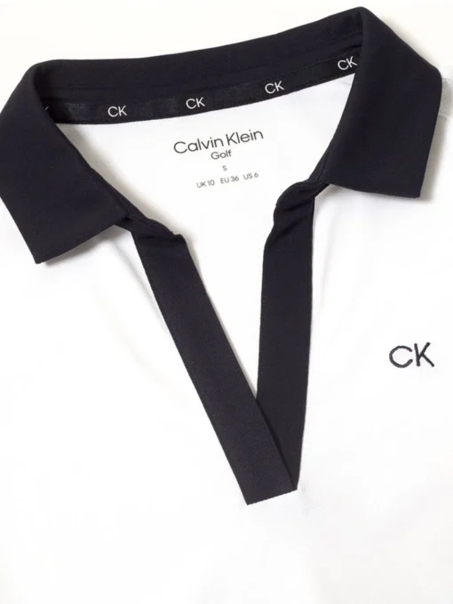 Calvin Klein Women'S Canisteo Polo - White/Navy
