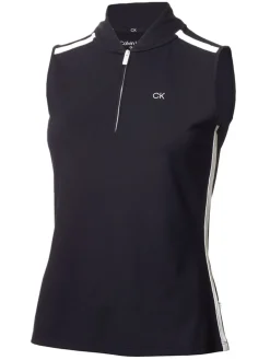 Calvin Klein Women'S Chenang Sleeveless Polo - Navy/White