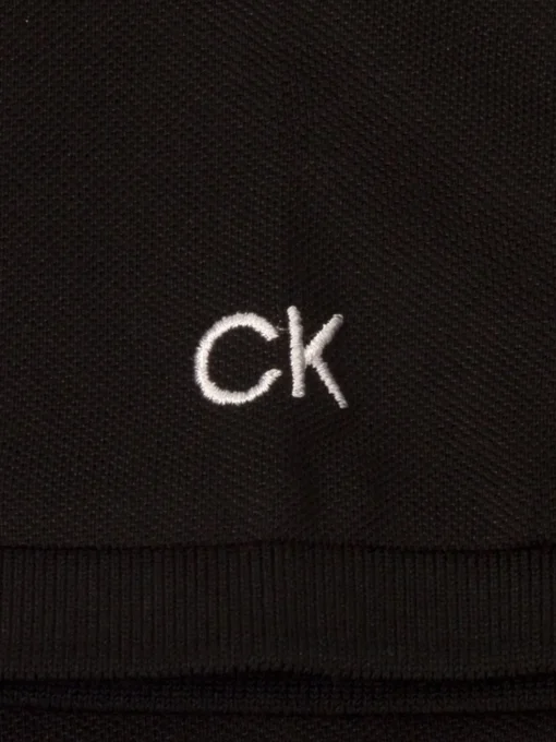 Calvin Klein Women'S Jenny Open Neck Polo - Black