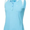 Calvin Klein Women'S Mohawk Sleeveless Polo - Heritage Blue/White