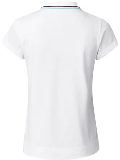 Daily Sports W Candy Cap Sleeve Polo Shirt - White