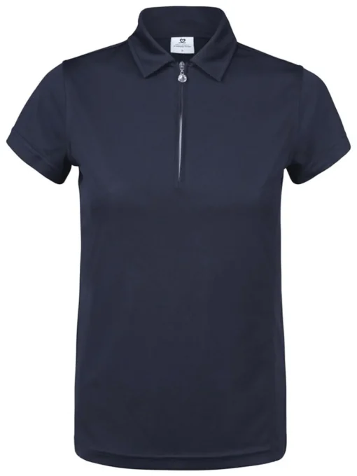 Daily Sports W Macy Short Sleeve Polo - Navy