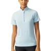Daily Sports W Nance Short Sleeve Polo Shirt - Skylight