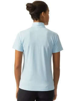 Daily Sports W Nance Short Sleeve Polo Shirt - Skylight