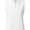 Daily Sports W Peoria Sleeveless Polo Shirt - White