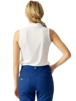 Daily Sports W Peoria Sleeveless Polo Shirt - White