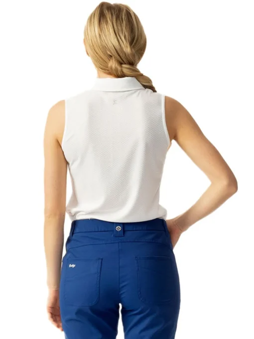 Daily Sports W Peoria Sleeveless Polo Shirt - White