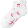 Daily Sports Women'S Heart Sock 3 Pack - White