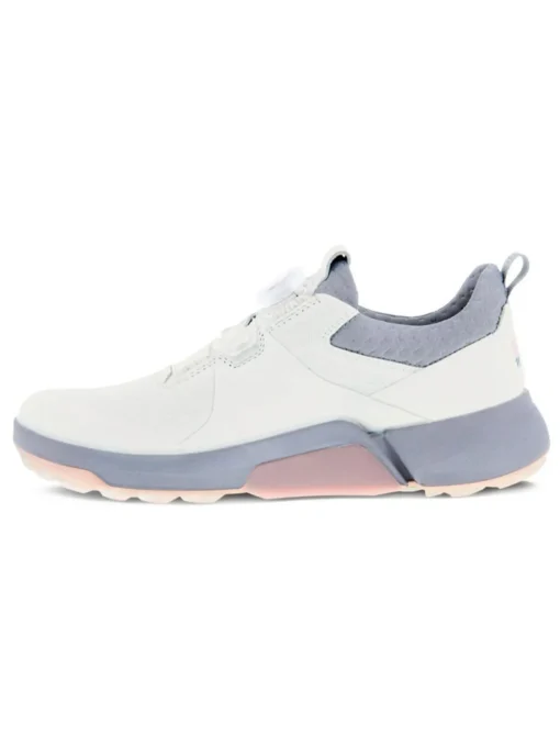 Ecco W Biom Hybrid 4 Boa Golf Shoes - White/Silver Grey